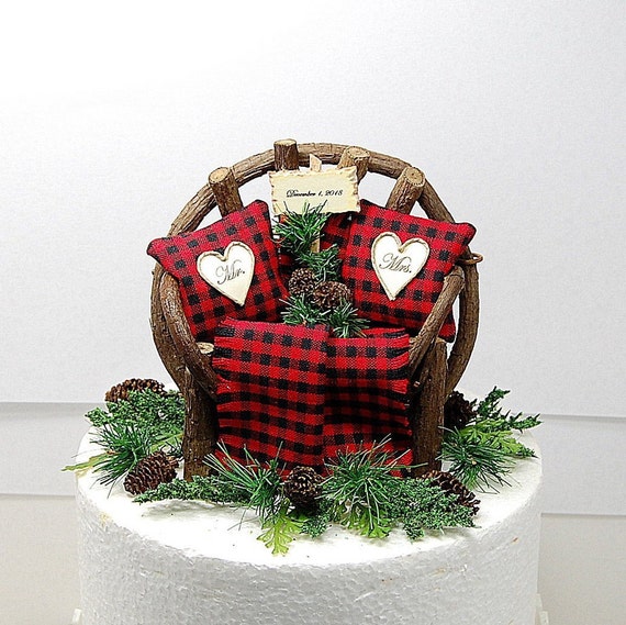 Wedding Cake Topper Barn Winter Country Christmas Fits 6 Etsy
