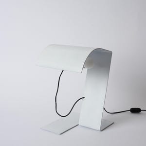 White Stilnovo &quot;Blitz&quot; table lamp, 1972