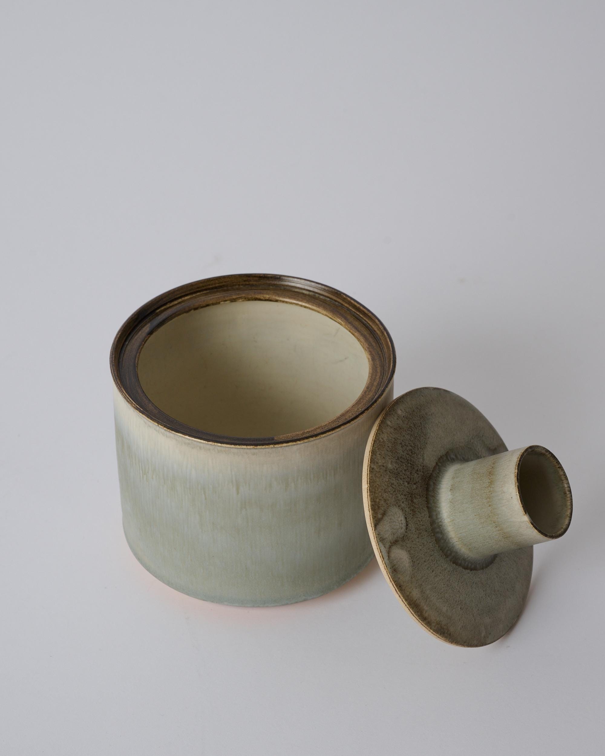 Wolfgang Meer ceramic box with lid, mid century