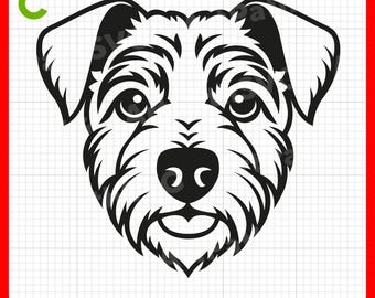 Jack Russell Terrier Dog Head Logo SVG for Cricut – svg, pdf, png, eps files – Perfect for Vinyl Stickers, Decor, and T-Shirts.