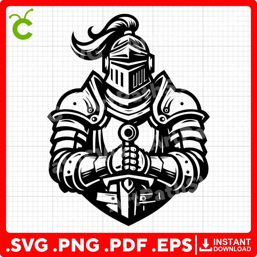 Medieval Knight SVG, Knight SVG Design for Cricut – Svg, Pdf, Png, Eps ...