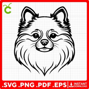 Spitz Head SVG for Cricut – svg, pdf, png, eps files – Perfect for Vinyl Stickers, Decor, and T-Shirts.