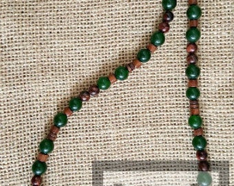 Men's Classic Irish Gemstone Necklace