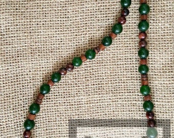 Men's Classic Irish Gemstone Necklace