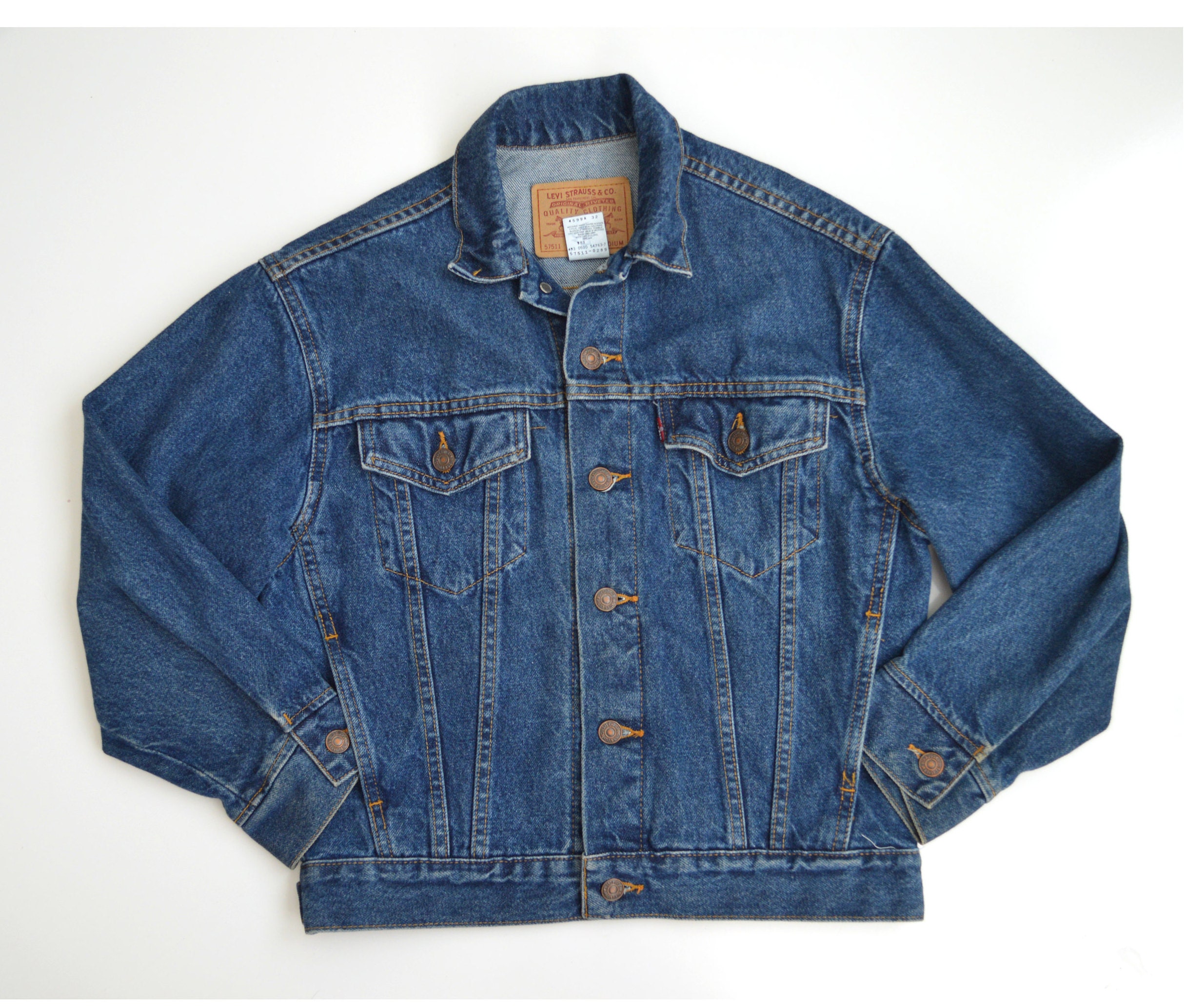 Vintage Women's 80s Levi's Denim Trucker Jacket 57511 - Etsy UK