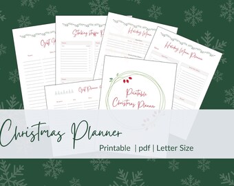 Christmas Planner, Digital Christmas Planner, Digital Holidays Planner, Holiday Planning, Digital Christmas Planner, Digital Xmas Planner