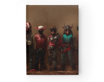 Space Cowboys Journal  | Original Design | Journal | Diary | Sketchbook | Gift for Writer | Notebook