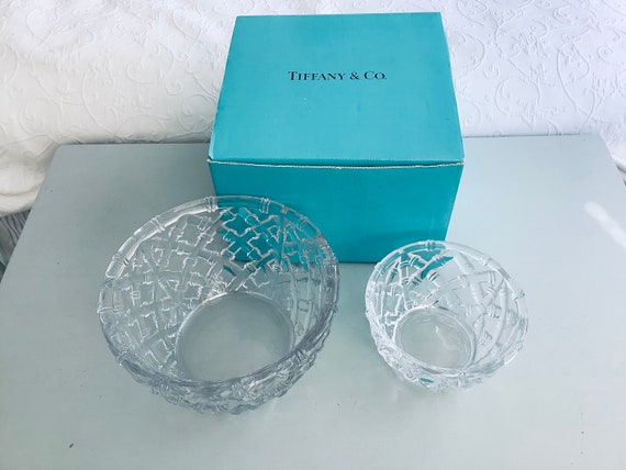 ティファニー クリスタル ボウル Tiffany Bamboo Crystal