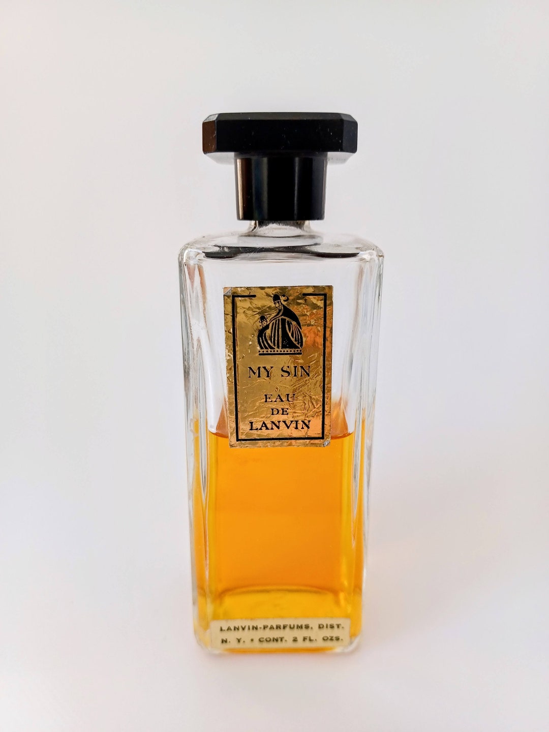 Vintage Eau De Lanvin - My Sin - 2 Ounces - Etsy
