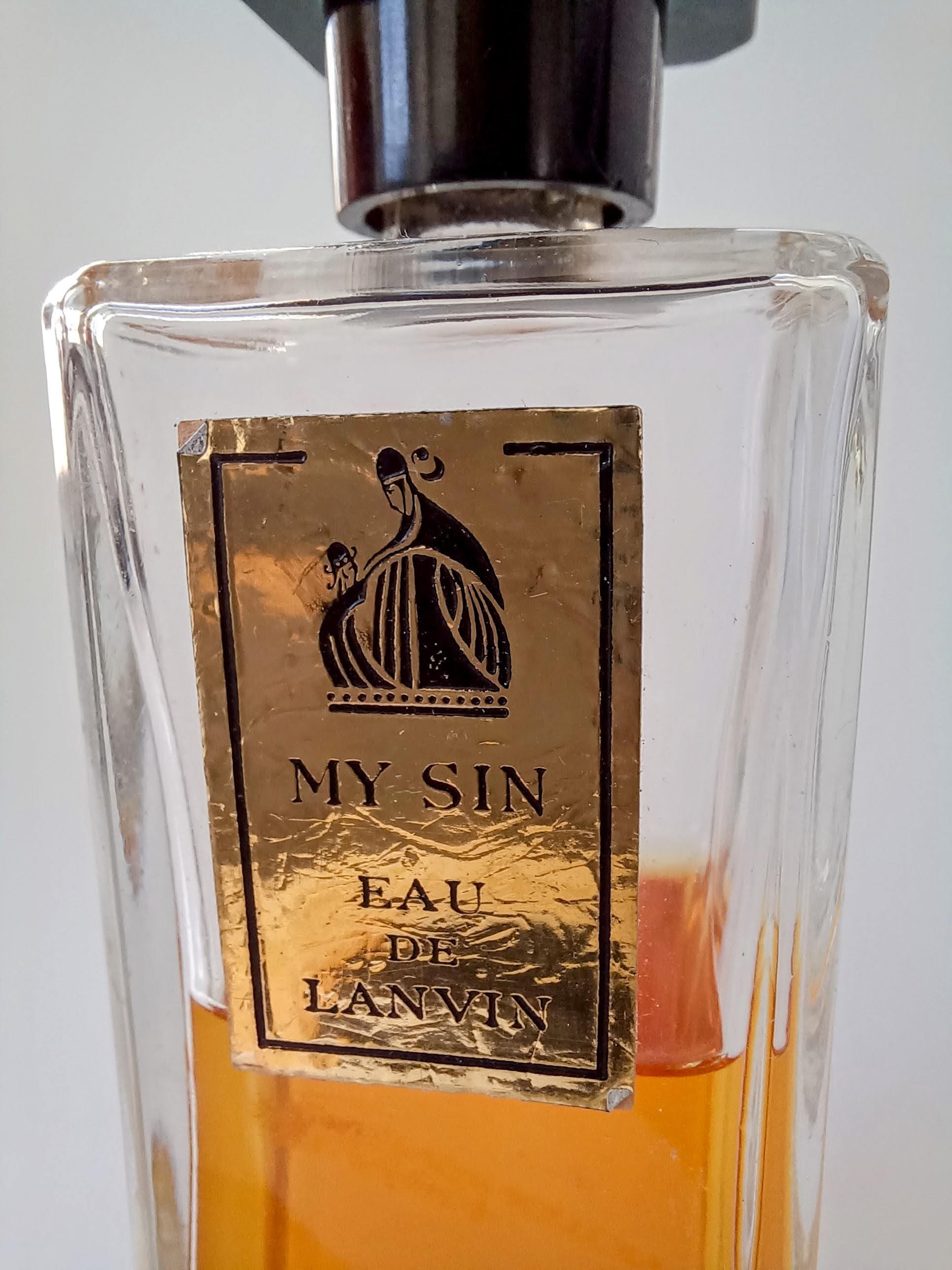 Vintage Eau De Lanvin - My Sin - 2 Ounces - Etsy