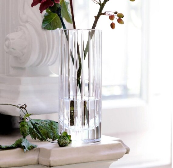 Vintage Baccarat Crystal Flower Vase
