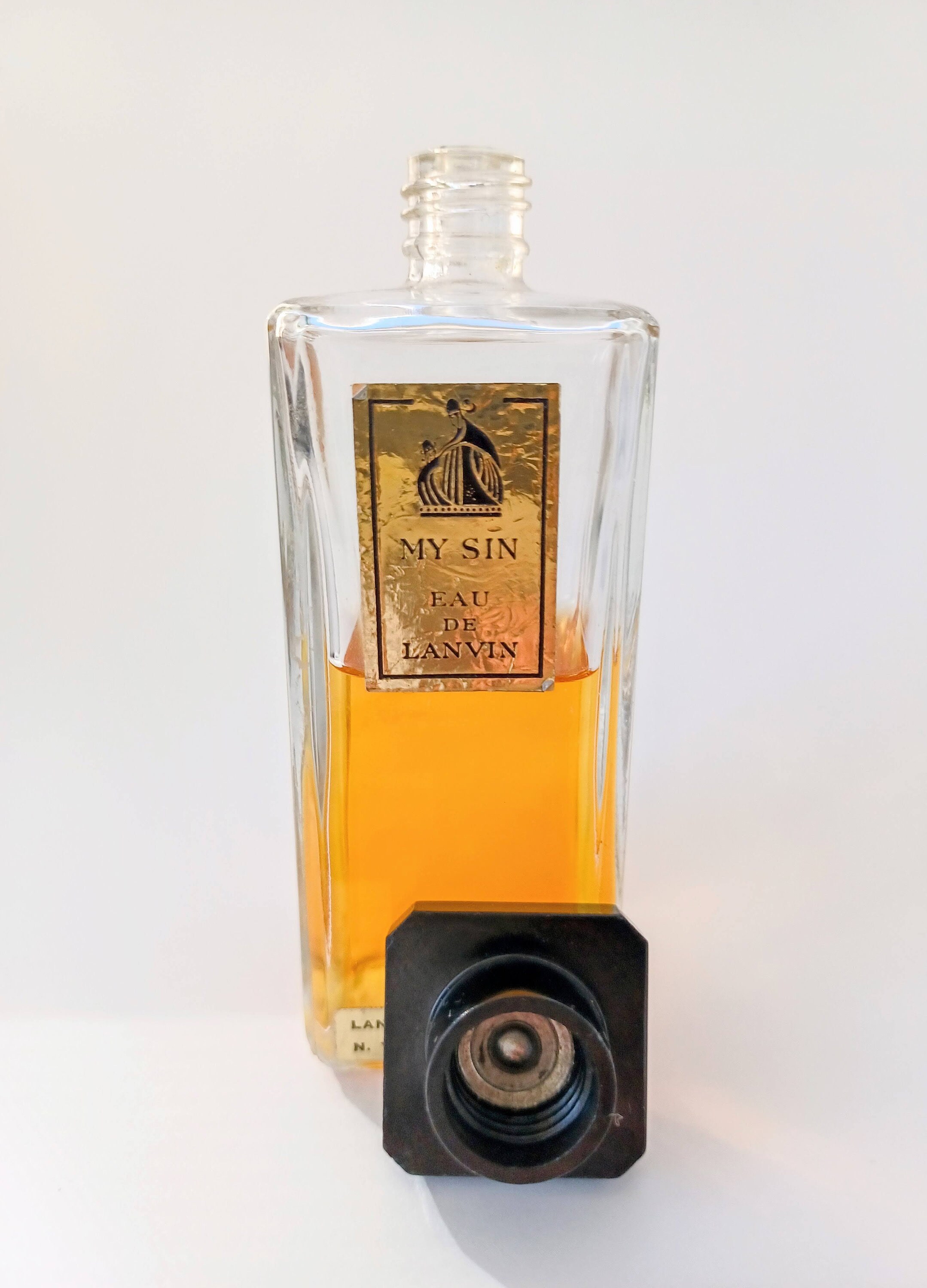 未使用　希少　ヴィンテージ香水　LANVIN MY SIN ランバンマイシン VTG 1930s ORIGINAL Jeanne Lanvin MY SIN Extrait Parfum 8 Oz