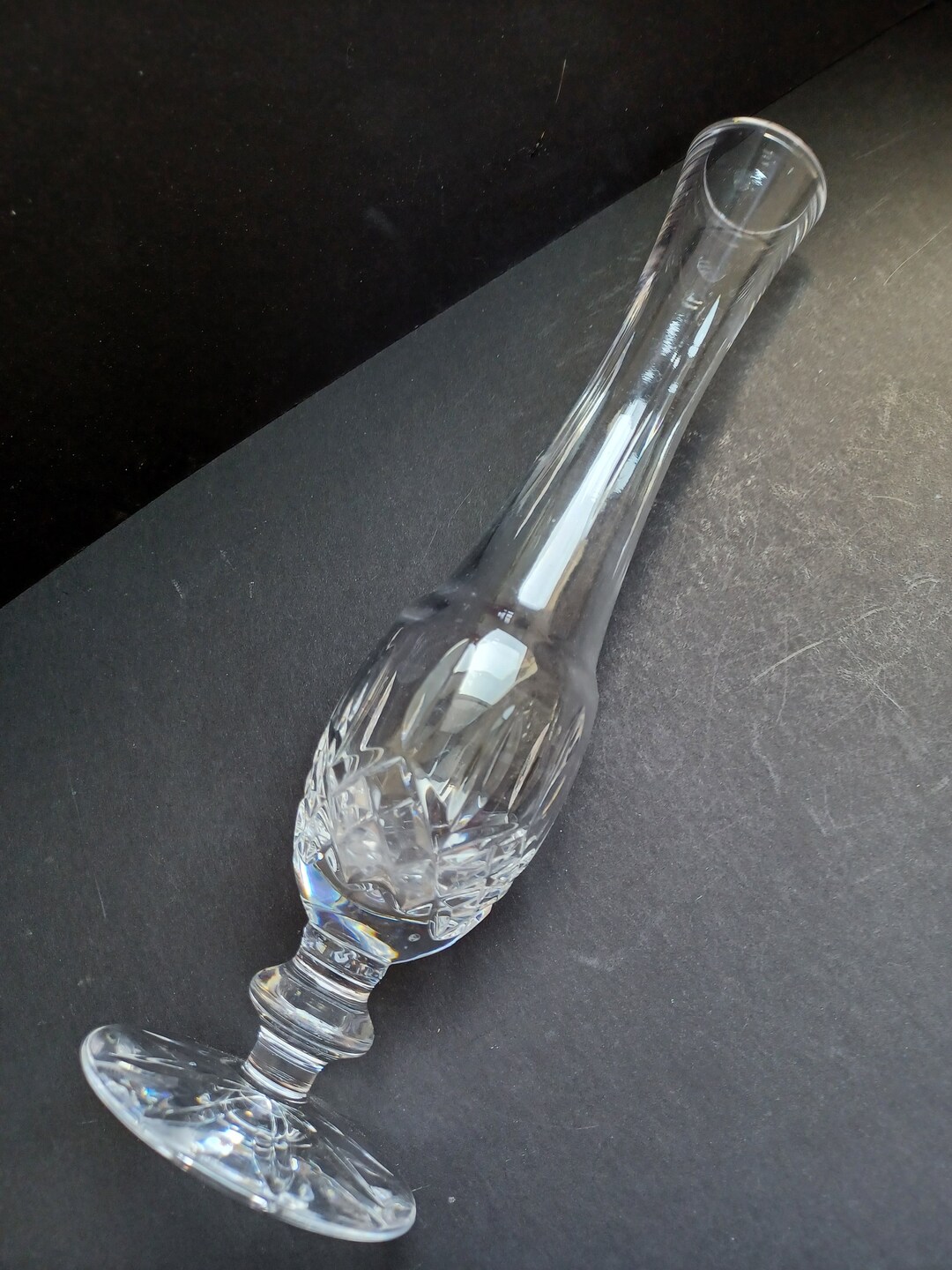 Vintage Waterford Footed Bud Vase Etsy