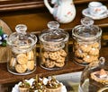 Miniature Cookies in glass jars for Dolls: 1/6 Scale Polymer Clay Food product logo