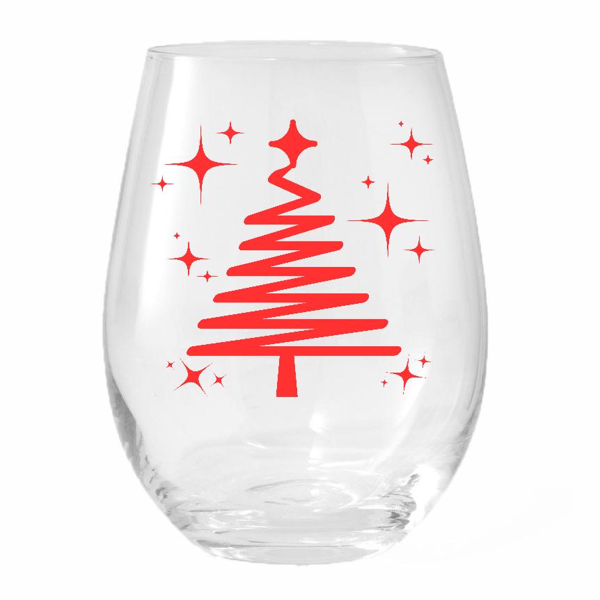Christmas Ornament Stemless Wine Glass main image 1