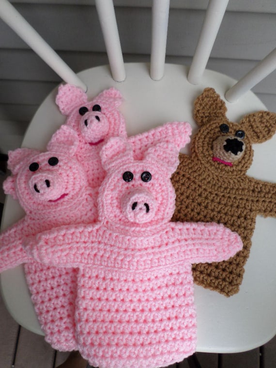 three little pigs hand puppets