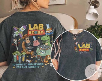 Personalized Comfort Colors Lab Week 2026 Tshirt Sweatshirt Hoodie, Laboratory Team Tees, Lab Assistant Gift, Phlebotomist Medical Lab Tees