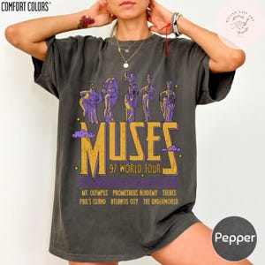 Vintage Hercules Muses 97 World Tour Boxy Tee Baby Tee Crotop Tank TShirt, Birthday Girl, Disneyland Disneyworld Outfit, 90s Disney Shirt image 8