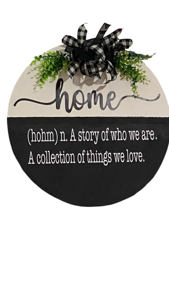 Beautiful Door Hanger Sign