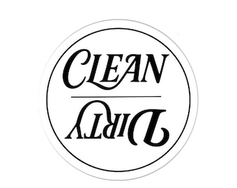 Clean and Dirty fridge, dish washer, washing machine, Magnet Grains In Small Places