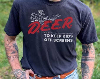 D.E.E.R DARE Shirt Whitetail Buck Hunting Shirt