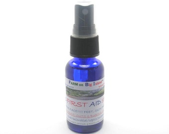All natural hydrosols for sunburn and itching Lavender and Rosemary First Aid Spray 1.3 oz.