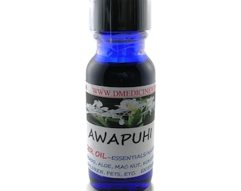 Hawaiian Awapuhi White Ginger oil Hawaii Aromatherapy natural ready to wear oil blends handmade from essential oil