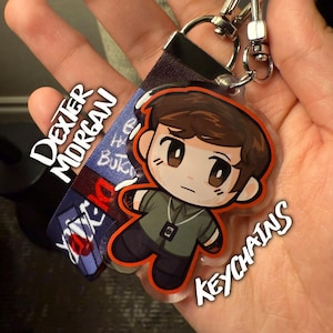 DEXTER MORGAN Mini Lanyard Keychains!
