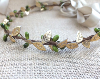 Headband leaf | Etsy