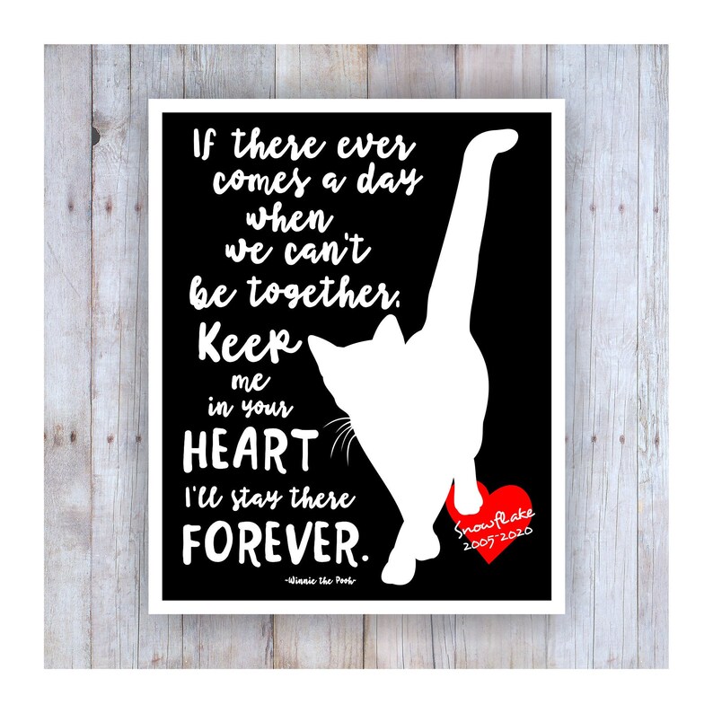 Cat Memorial Gifts Pet Loss Gifts Personalized Pet