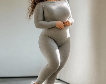 Alpaca L-XXL Leggings Opaque High Waist Ankle Length for Women (20% Alpaca) Wool Mix Big Size