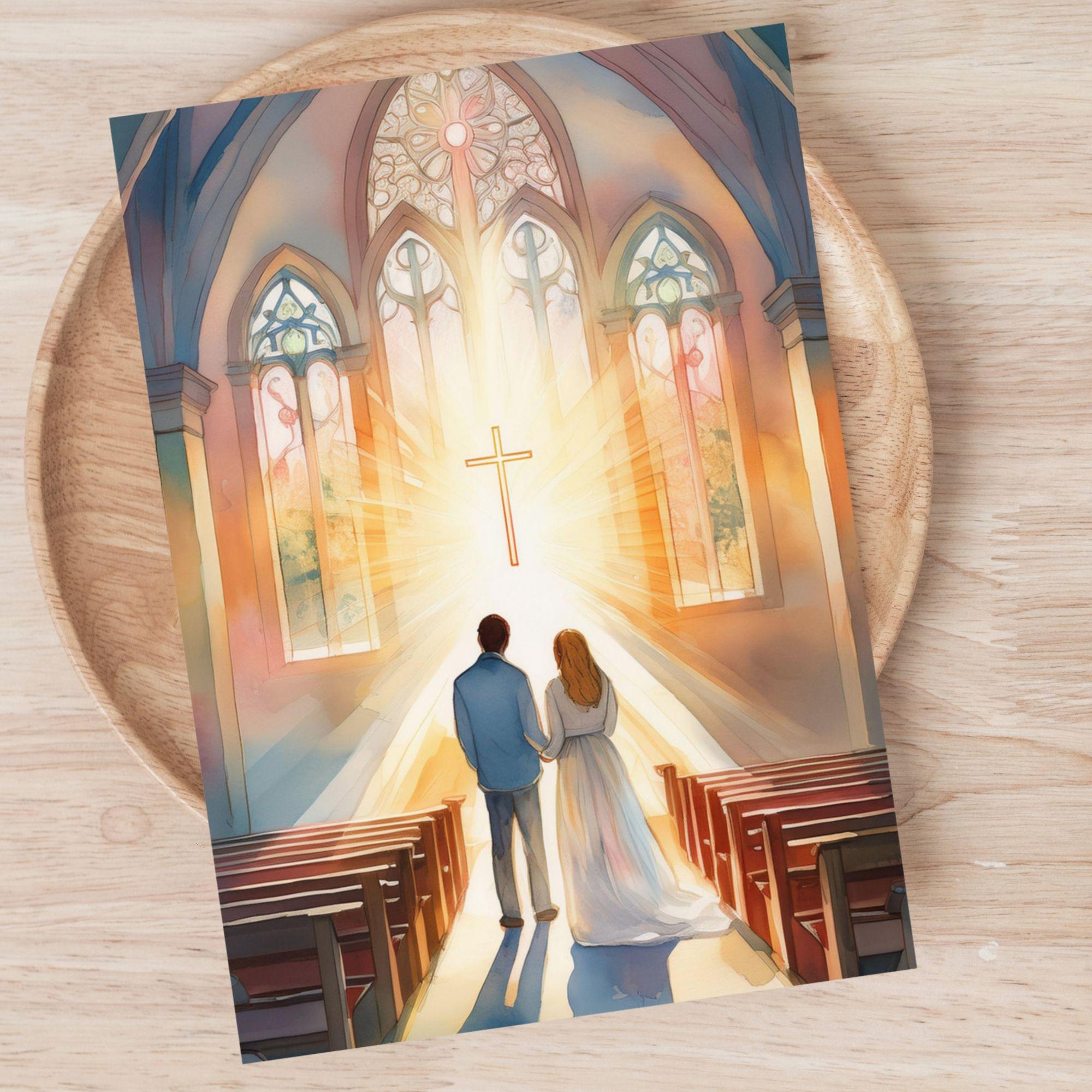 Catholic Wedding Card, Catholic Engagement Card Congratulations ...