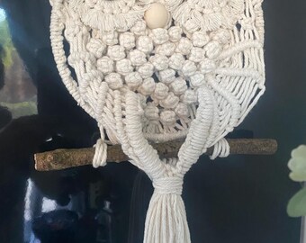 Macrame Owl Wall Hanging