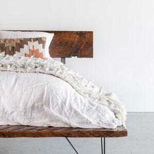 Reclaimed Wood Platform Bed Frame handmade sustainably in Los Angeles image 5