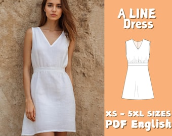 chinese dress ladies Lily Linen Dress Pattern