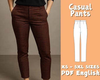 Règle De Couture 1:4 Pour Pantalon Femme – Modèle Patron Taille M 160 Cm – Courbe Française - 10