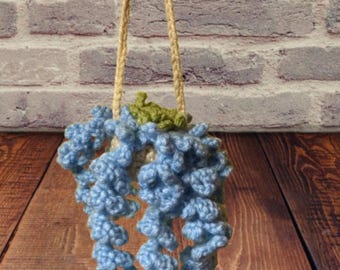 Glycine à suspendre au crochet - Décoration florale artificielle faite main