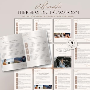 The Rise of Digital Nomadism | Remote Work and Travel Guide | How to Work from Anywhere | Digital Nomad Lifestyle eBook