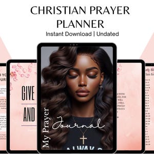 My Prayer Journal Digital Download, Christian Prayer Planner PDF, Guided Prayer Notebook, Daily Devotional Journal, Faith Journal
