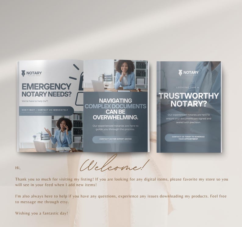 Notary Public Forms Template: Editable Canva Template (digital Download Notary Public Forms Template: Editable Canva Template (digital Download