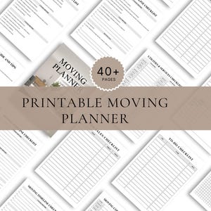 Ultimate Moving Planner Printable, Moving Checklist, Packing Planner, Home Relocation Guide, New Home Organizer, Digital Download