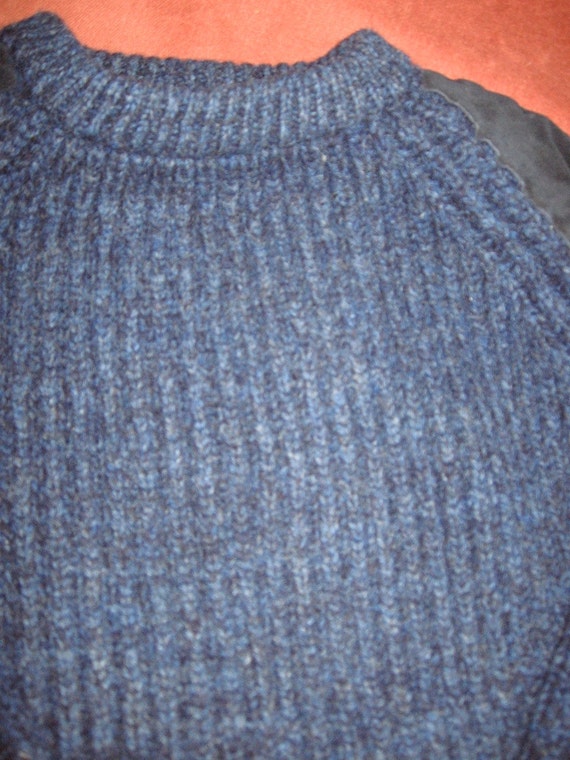 Vintage sweater Taggart Scotland ultra thick suede