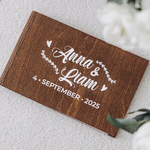 Libro de visitas para bodas: un hermoso recuerdo, bodas al aire libre, libro de visitas para bodas rústicas, libro de visitas para la recepción de bodas, libro de visitas Polaroid
