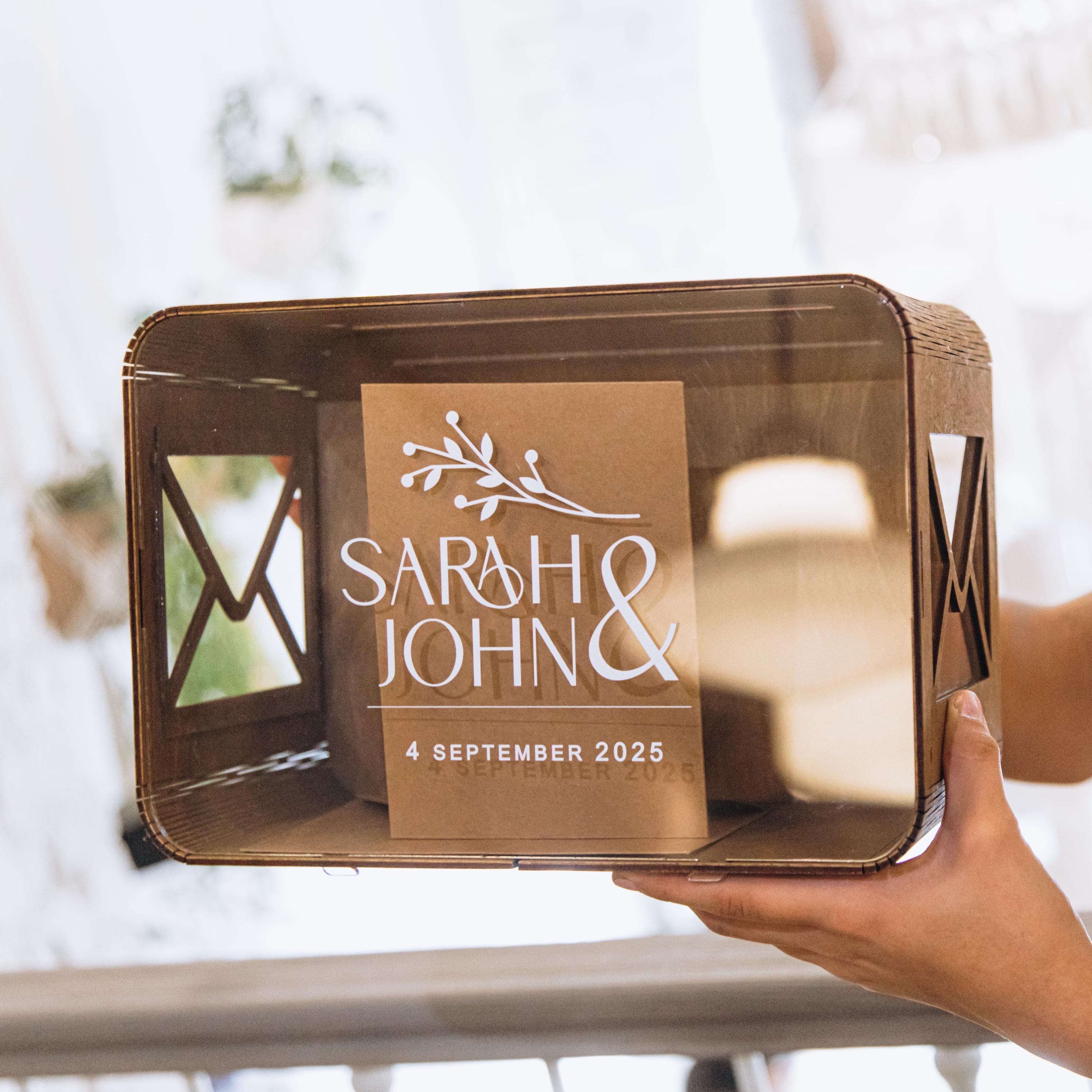 Acrylic Card Box Guest Book