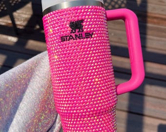 Hot Pink Bedazzled Bling 30oz Tumbler