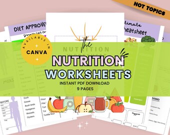 Bundle Pack of Editable Canva Content Of Coaching Templates for Nutrition, Fitness, Health & Wellness, Weight Loss Life and Business Coaches