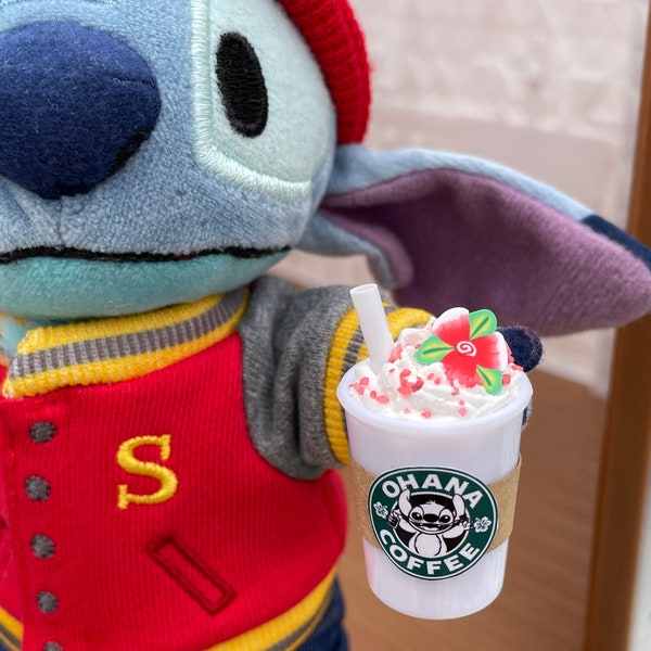 Stitch Ohana Coffee Magnetic Disney nuiMOs Accessory Drink Snack Cafe Mickey Minnie Stitch Daisy Donald Angel