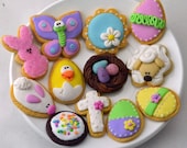 Detailed set of Easter / Spring Cookies for American Girl Doll set of 12
