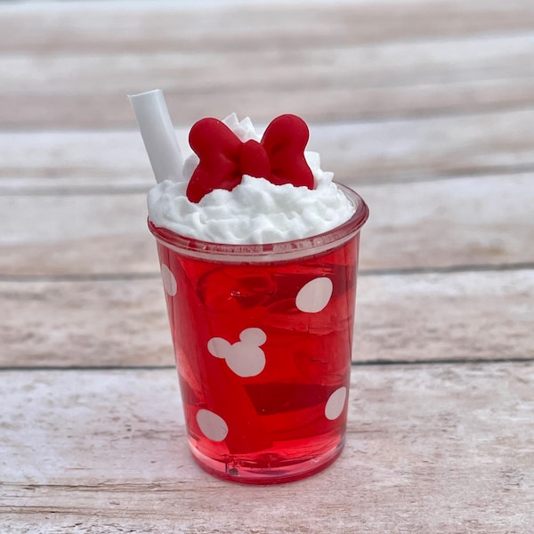 Cherry Punch Minnie Hidden Mickey for Disney Nuimos Smart doll or American Girl Doll Coffee Food Drink  Ruby Red Halloween