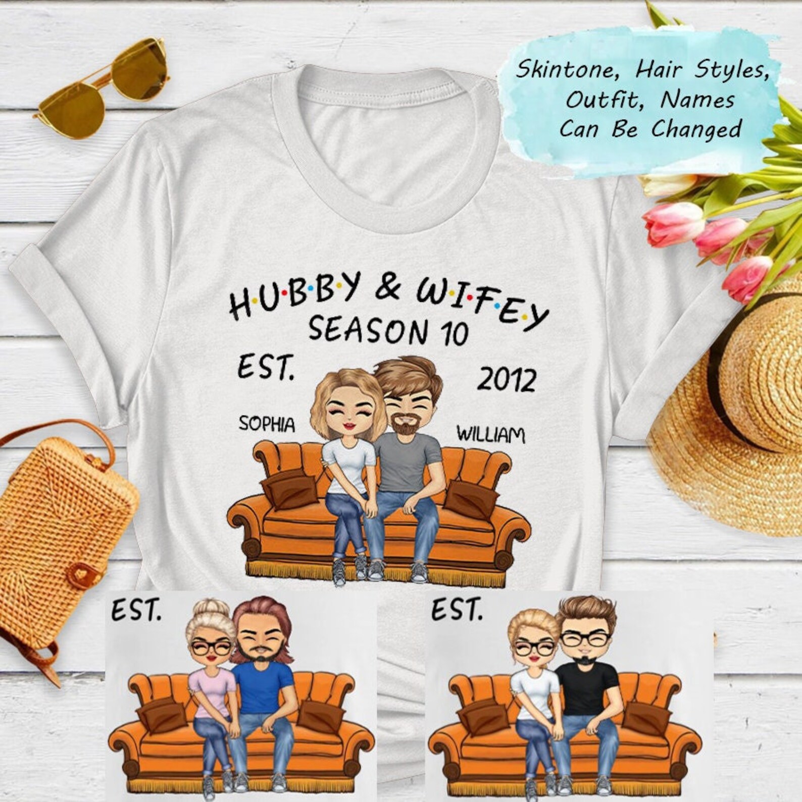 Wifey Hubby Season Married Shirts Personalized Hubby and Etsy